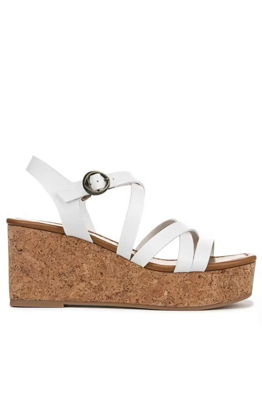Blowfish Malibu Aurora Wedge Sandals for Women in White | J4676S3-WHITE - Image 3