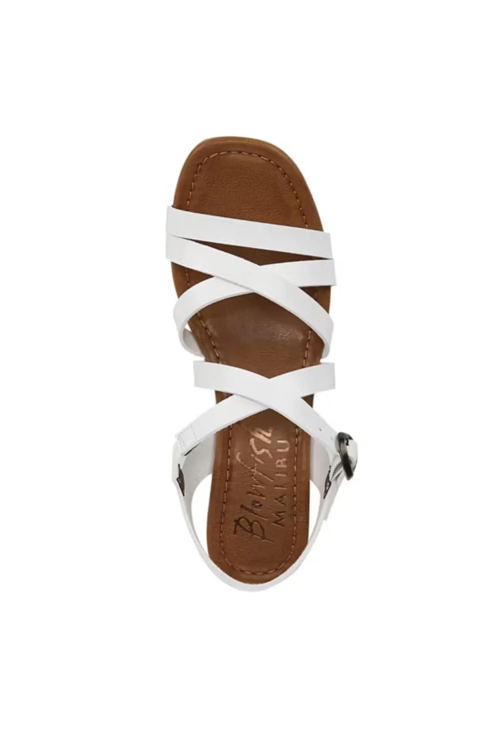 Blowfish Malibu Aurora Wedge Sandals for Women in White | J4676S3-WHITE - Image 6