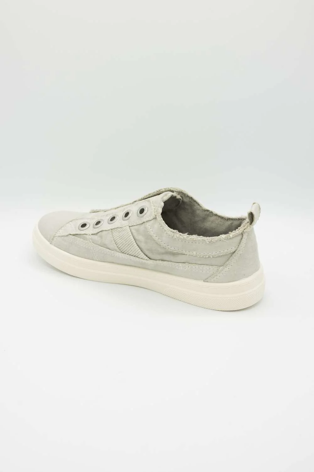 Blowfish Malibu Hangout Slip On Sneakers for Women in Washed Grey | J8827F1-GREY - Image 3