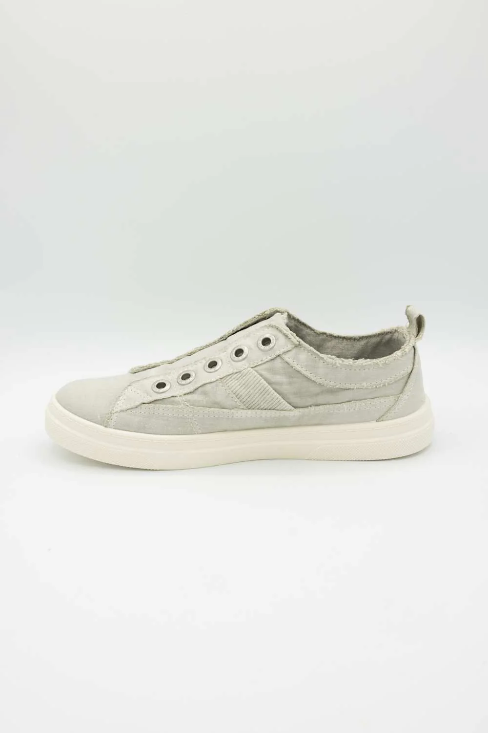 Blowfish Malibu Hangout Slip On Sneakers for Women in Washed Grey | J8827F1-GREY - Image 4