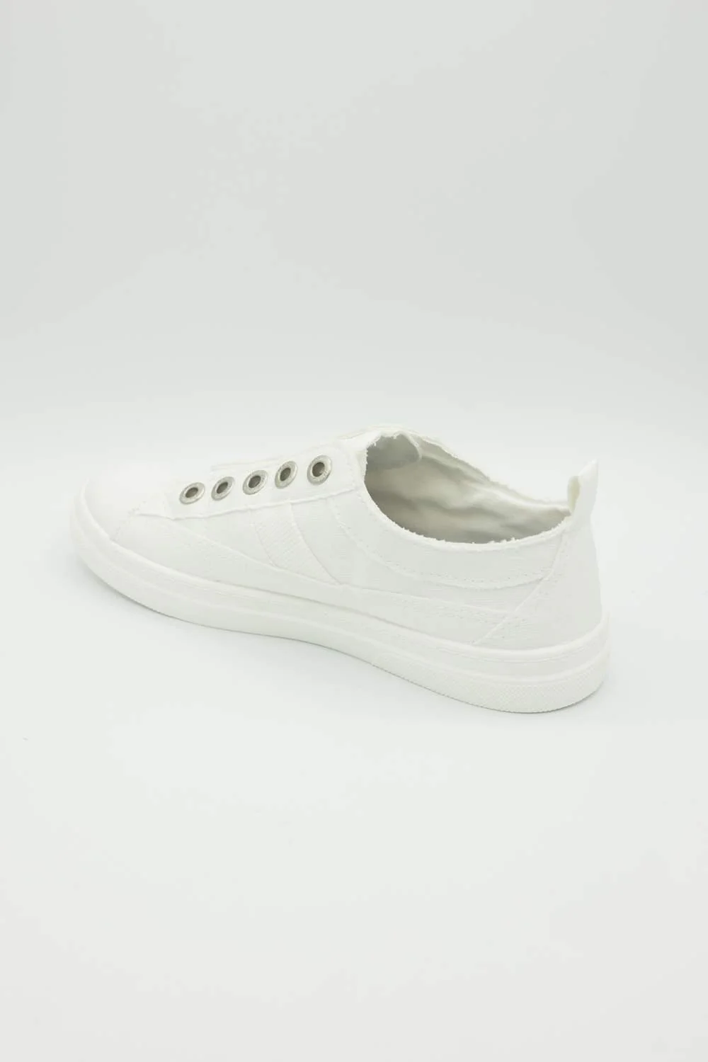 Blowfish Malibu Hangout Slip On Sneakers for Women in White | J8827F3-WHITE - Image 3