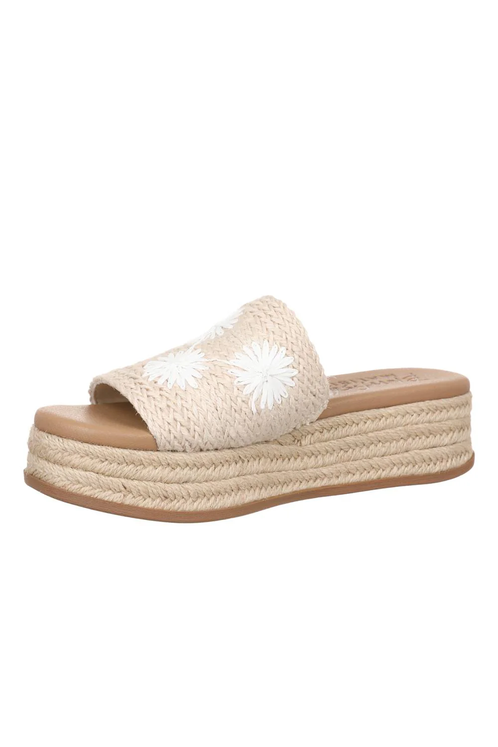 Blowfish Malibu Sun Raffia Platform Sandals for Women in Light Natural | J7641F4-LT NATURAL - Image 2