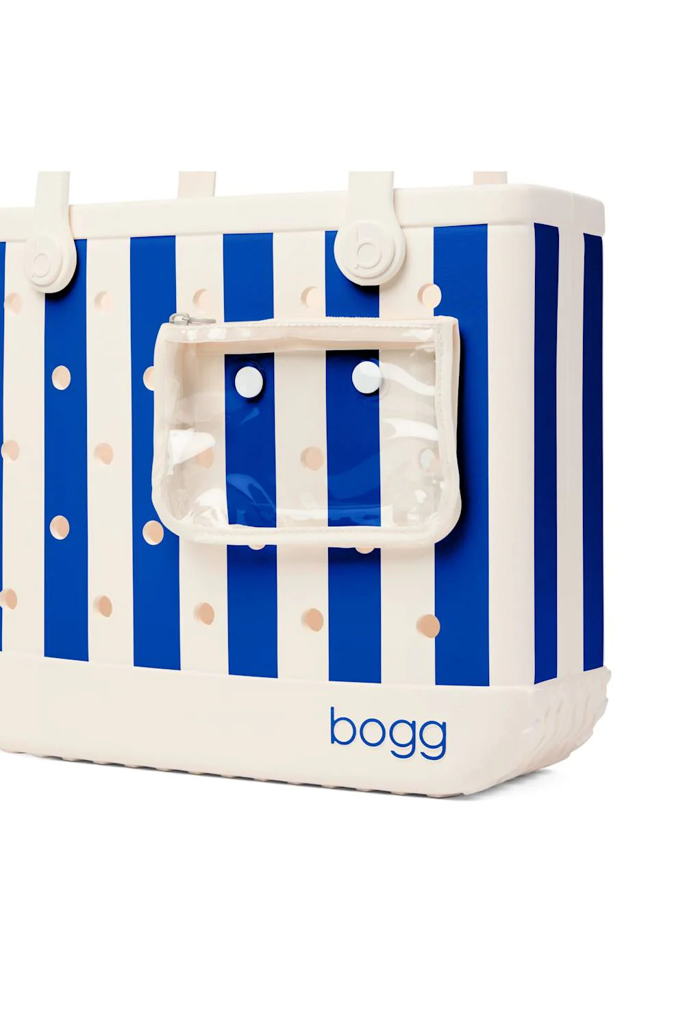 Bogg Bag Baby Bogg Bag in Mykonos Blue Stripe | BP1812004-MYKBL - Image 4