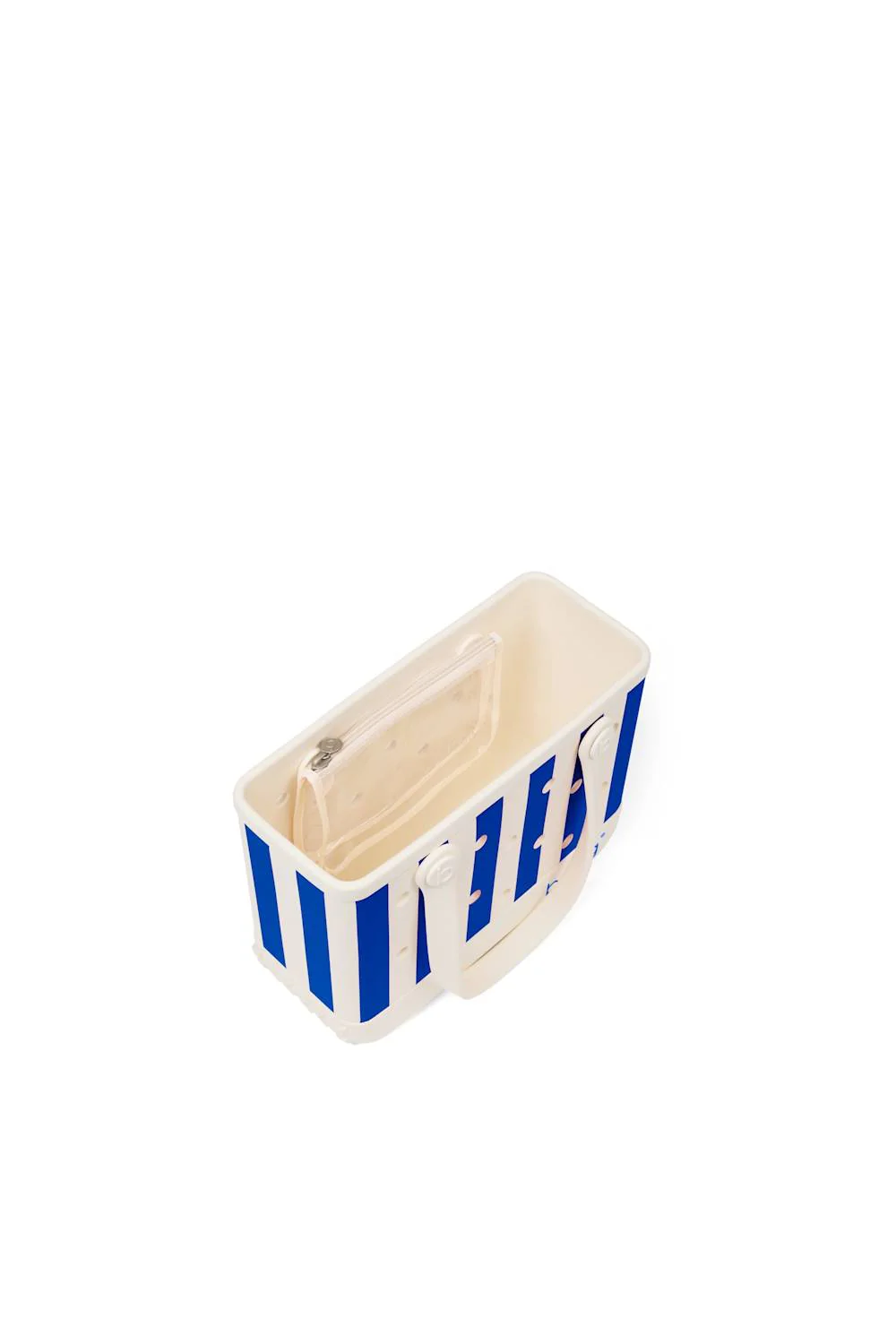 Bogg Bag Bitty Bogg Bag in Mykonos Blue Stripe | BP1814004-MYKBL - Image 3
