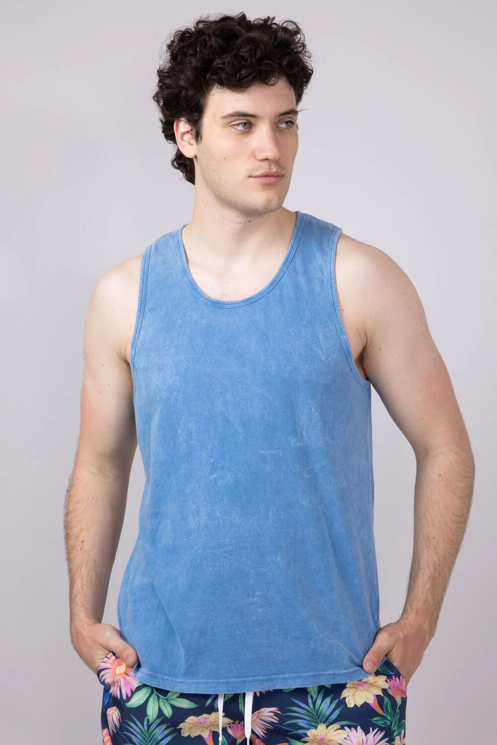 Bondi Beach Mineral Wash Tank Top for Men - Image 3