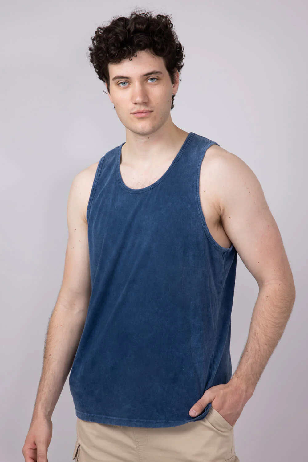 Bondi Beach Mineral Wash Tank Top for Men - Image 4