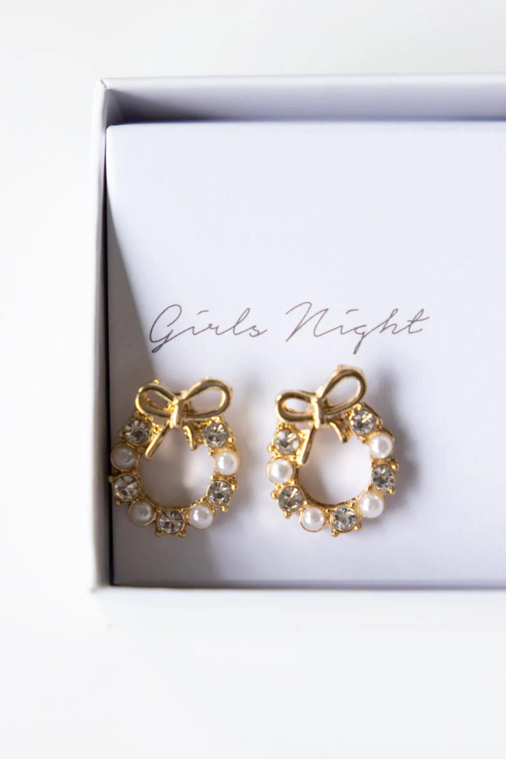 Bow Christmas Season Earrings Gift Box Set | ED11134RED - Image 2