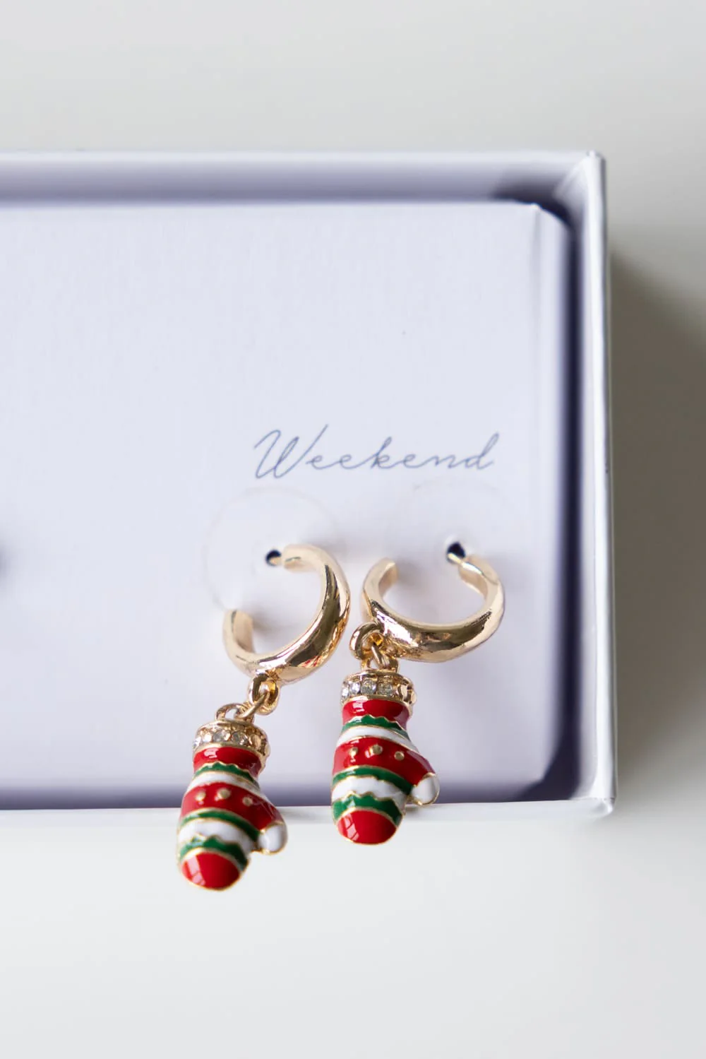 Bow Christmas Season Earrings Gift Box Set | ED11134RED - Image 6
