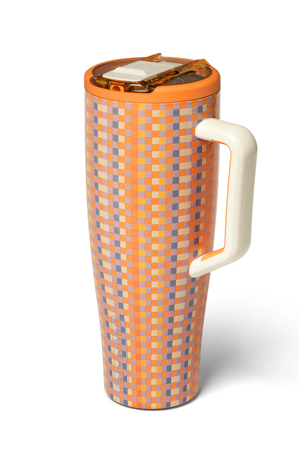 BruMate Era Flip 40 oz Tumbler in Vibe Check | DWEF40VCK-ORANGECHECK - Image 2