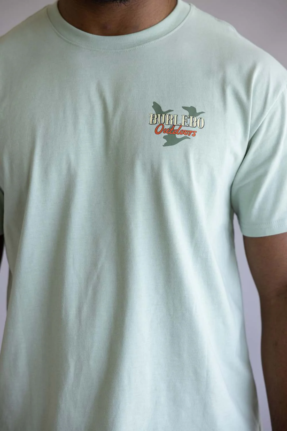 Burlebo Field Companion T-Shirt for Men in Sage | SST-FC-SGE-HEATHER SAGE - Image 3