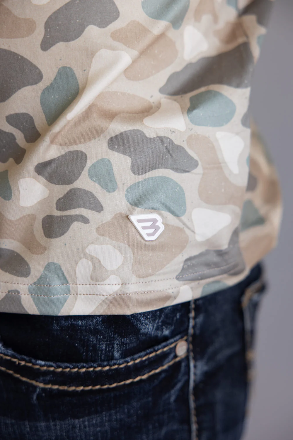 Burlebo Performance Hoodie for Men in Pintail Camo | PH-PINTAIL CAMO - Image 3