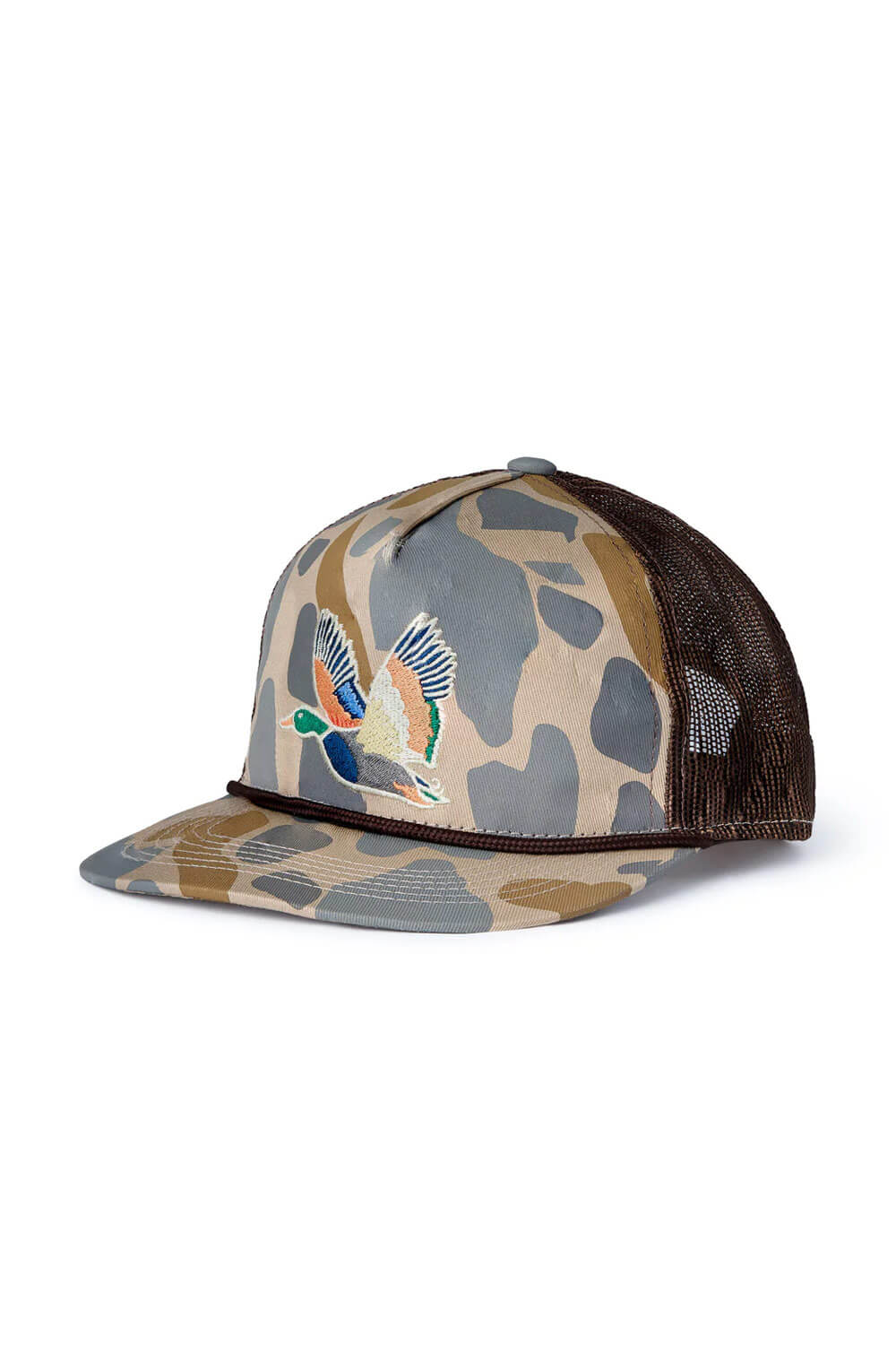 Burlebo Retro Duck Hat for Men in Camo | C-RETRO CAMO DUCK - Image 2