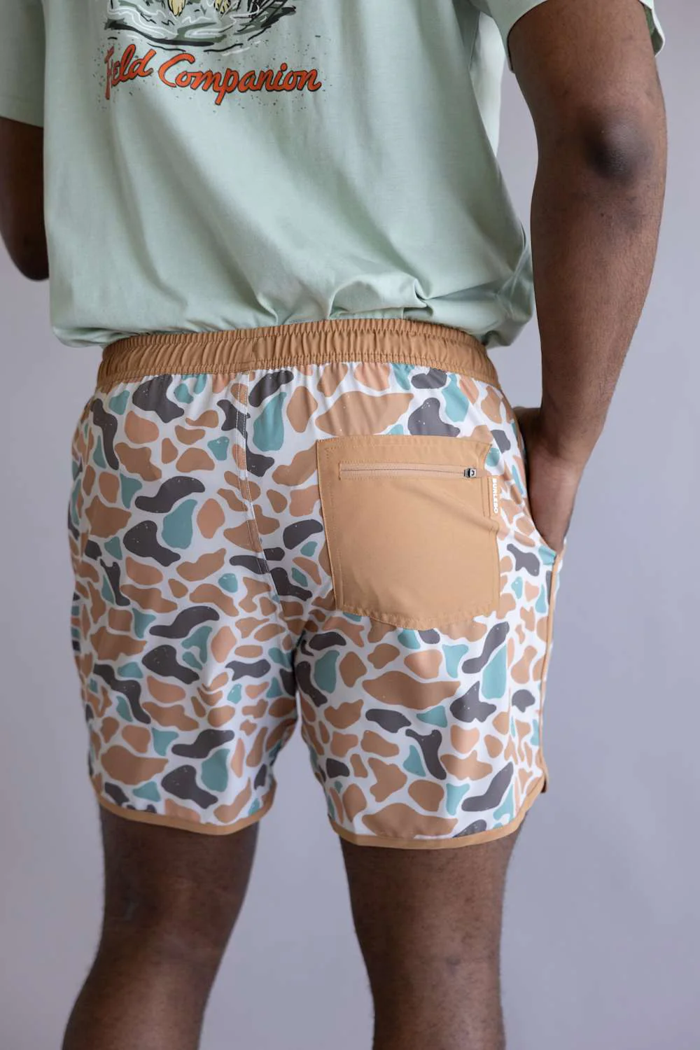 Burlebo Swim Shorts for Men in Bayside Camo | ST-BAYC-BAYSIDE CAMO - Image 4