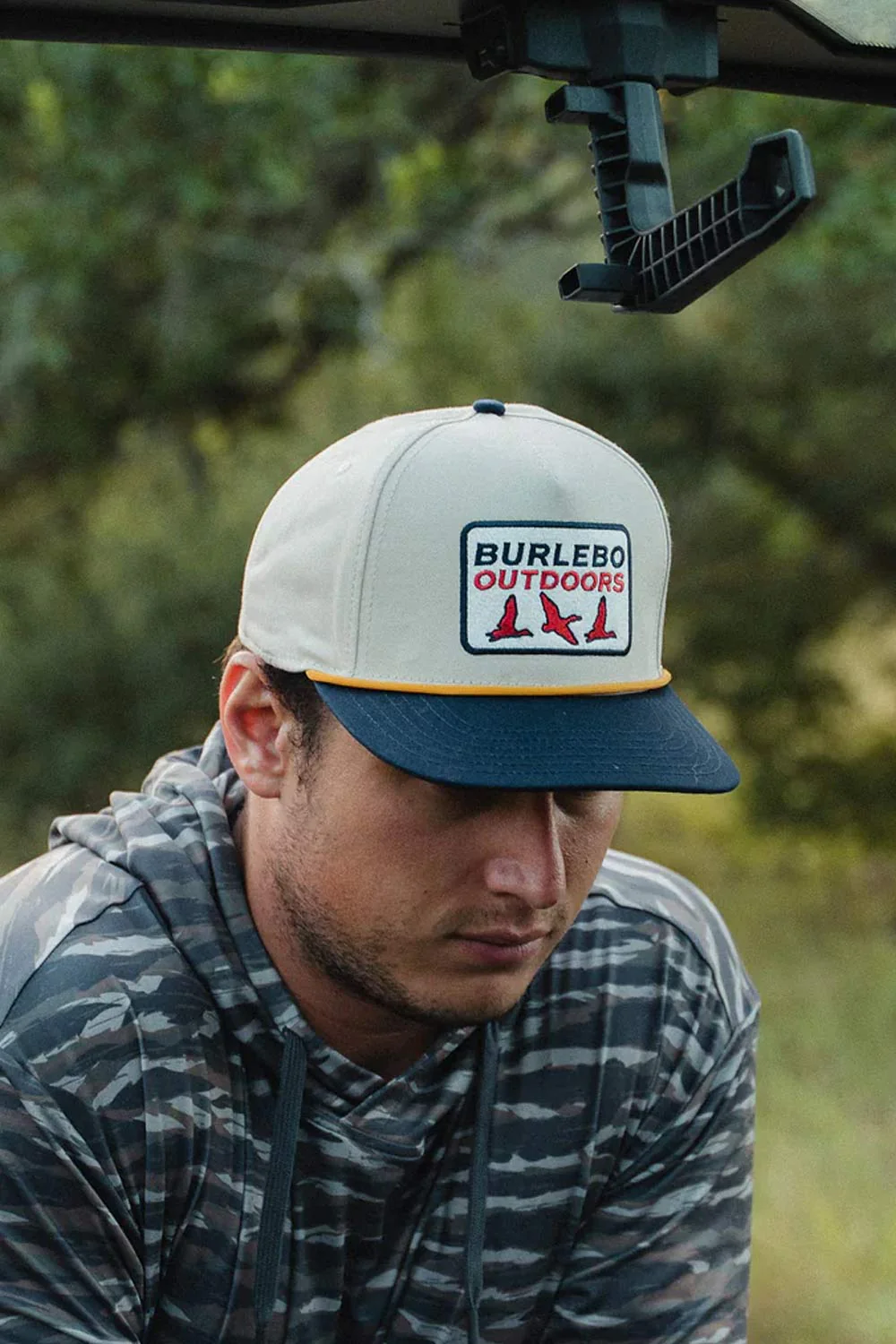 Burlebo The Outdoorsman Hat for Men in Cream | C-THE OUTDOORSMAN - Image 2