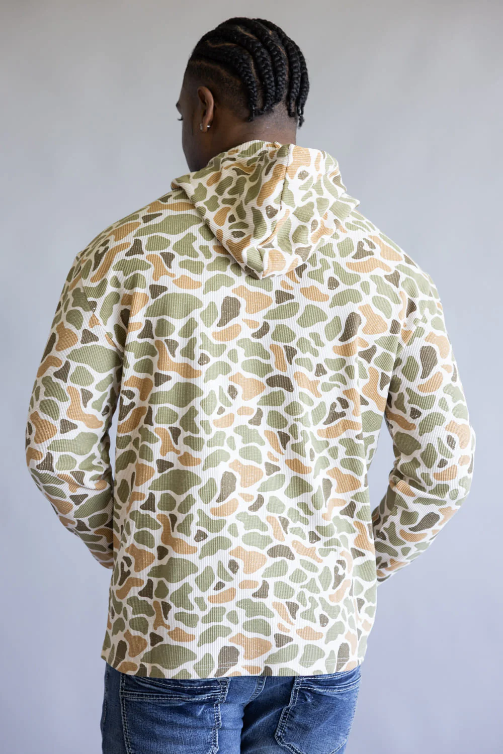 Burlebo Thermal Hoodie for Men in Venado Camo | TH-VENADO CAMO - Image 4