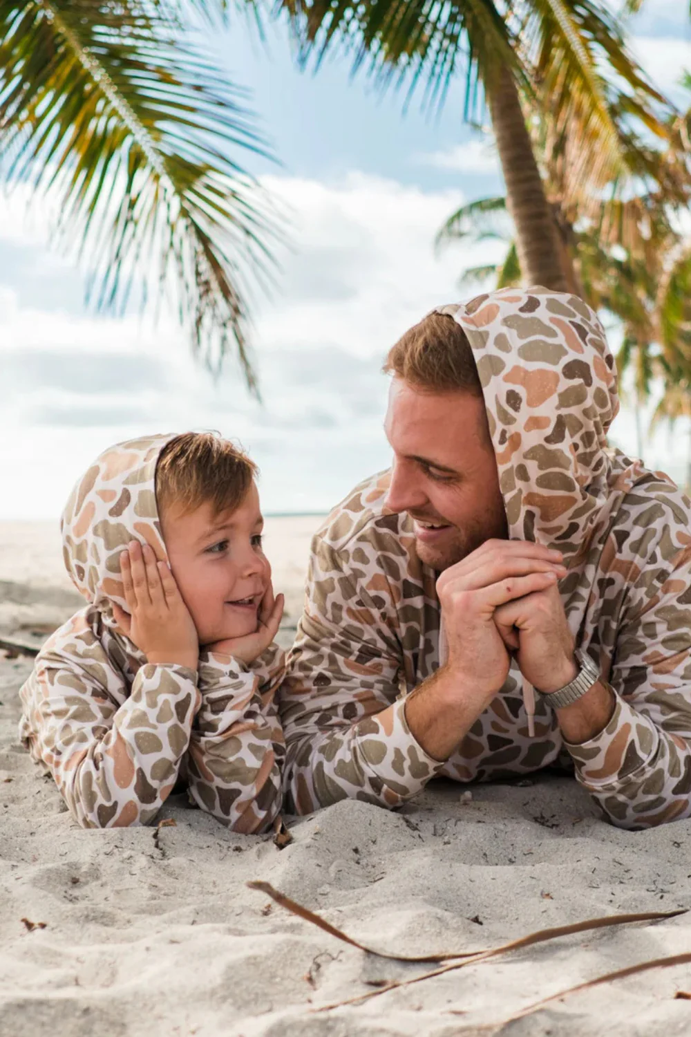 Burlebo Youth Performance Hoodie for Boys in Venado Camo Brown | Y-PH-VENC-BROWN - Image 3