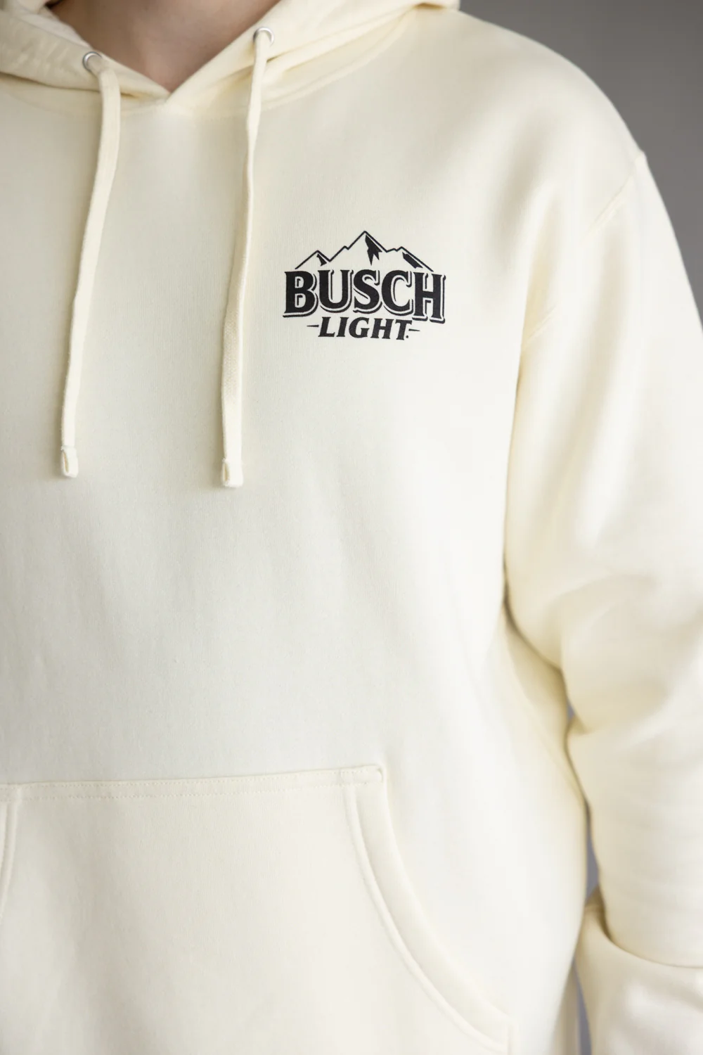 Busch Beer Buck Hunting Graphic Sweatshirt for Men in Bone | 16868-112C-BONE - Image 3
