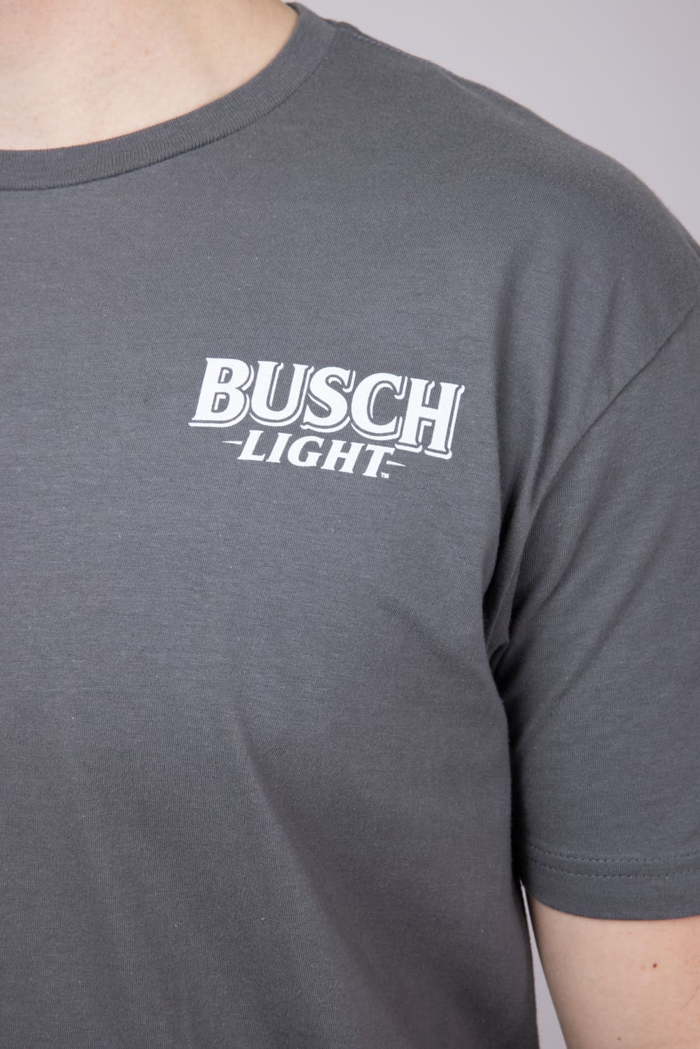 Busch Light Truck Cooler T-Shirt for Men in Charcoal | 2220-CHARCOAL - Image 5