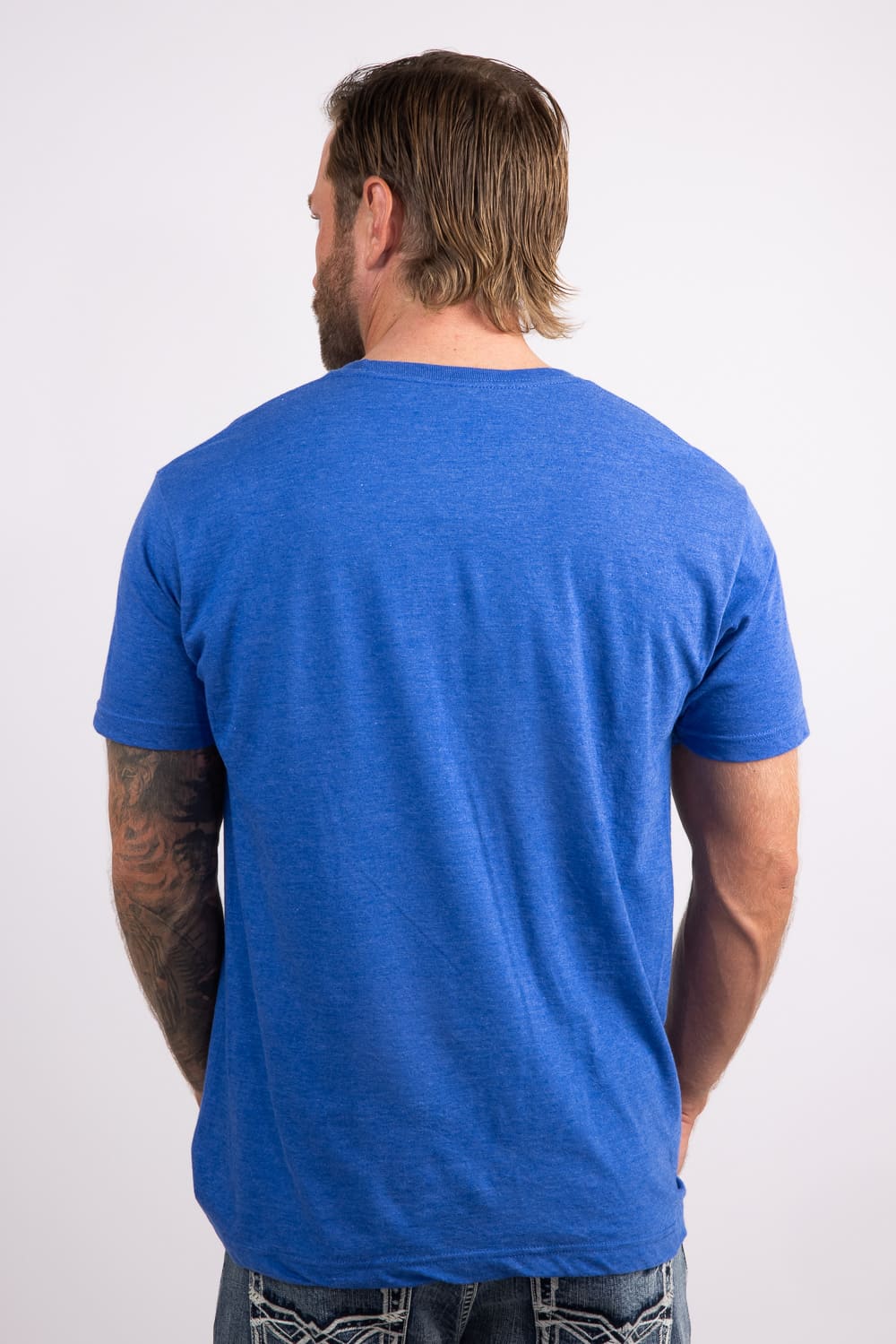 Busch Light USA T-Shirt for Men in Blue  | 17100-101B - Image 2