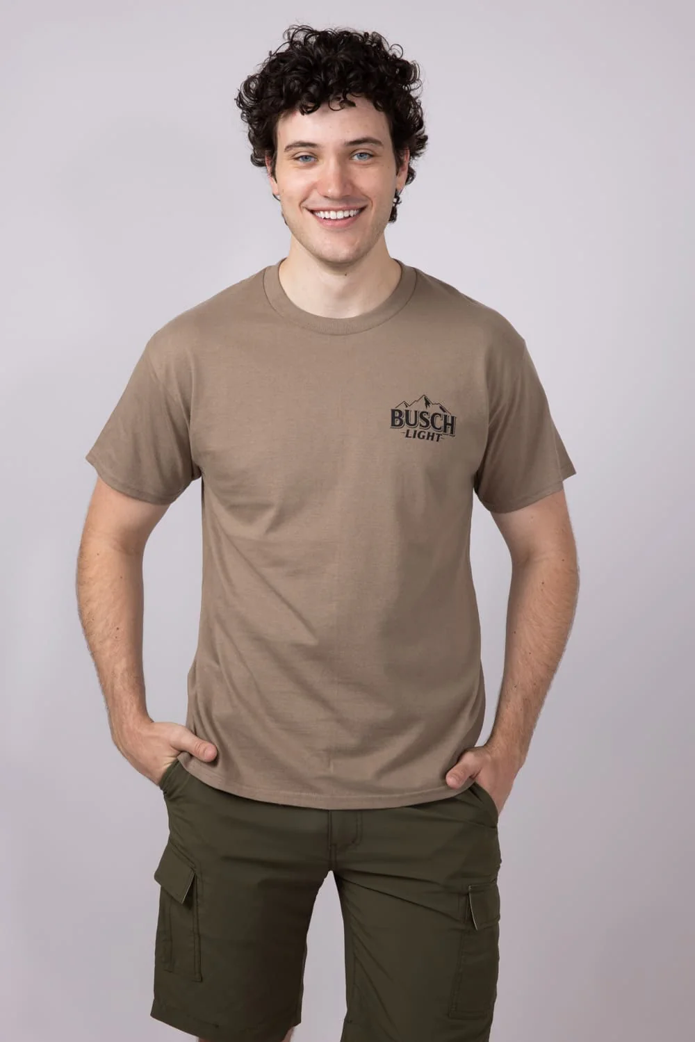 Busch Wildlife Pointer T-Shirt for Men in Brown | 16682-315A - Image 3