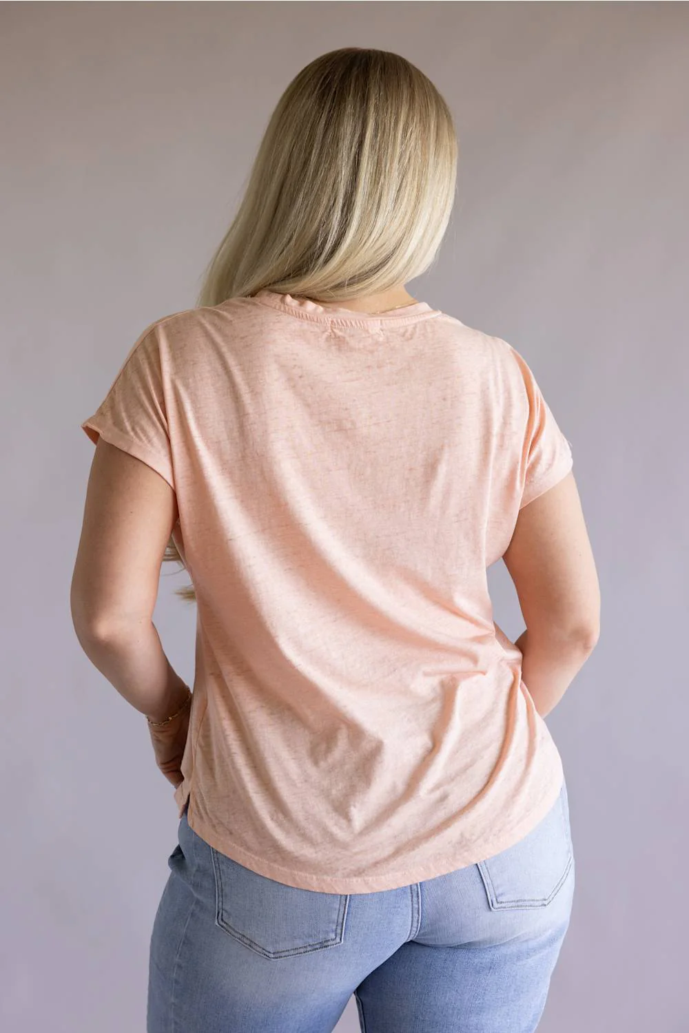 C&C California Lake Tee for Women in Pink | 89A01828-CORALP - Image 3