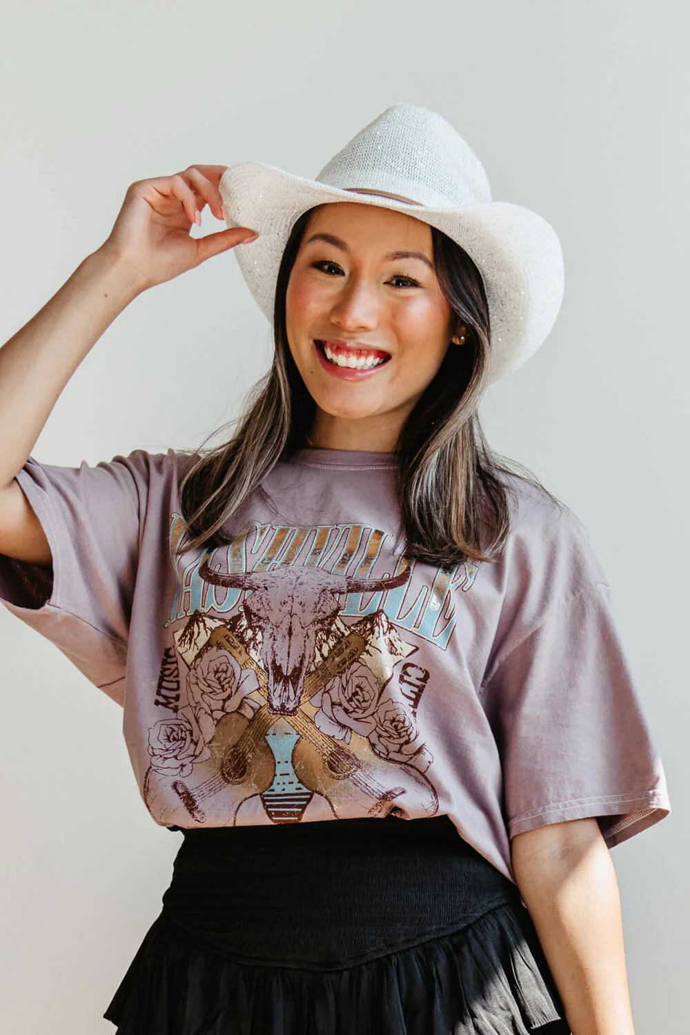 C.C. Sequin Cowgirl Hat for Women in White | CBC-03-WHITE - Image 4