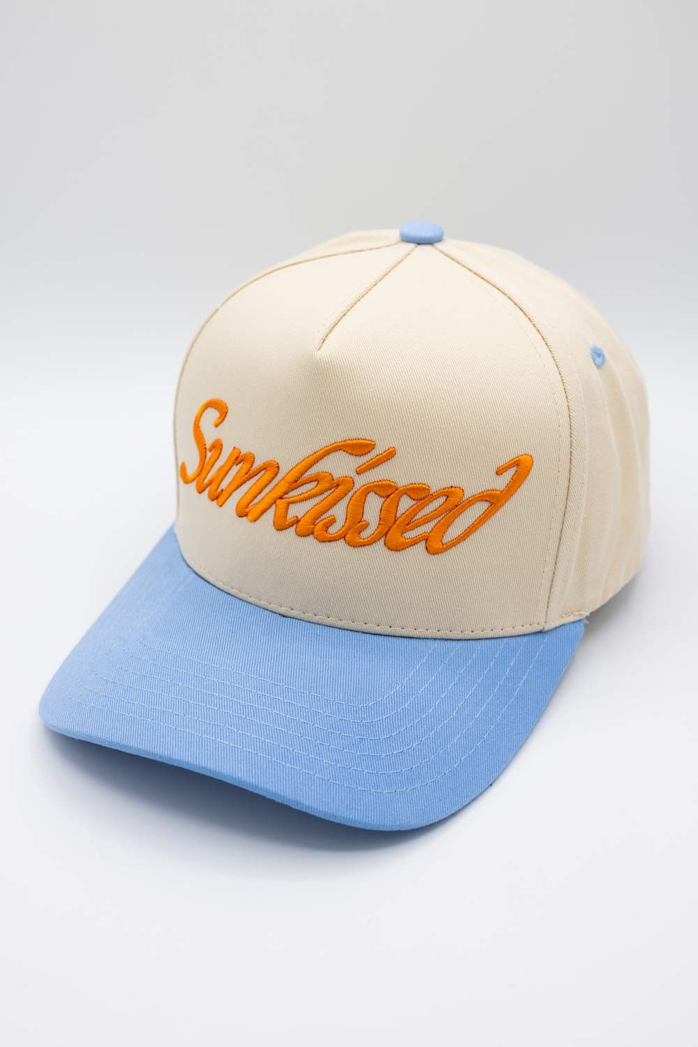 C.C. Sunkissed Trucker Hat for Women in Cream Blue | TCM0012-SKYBLUE - Image 4