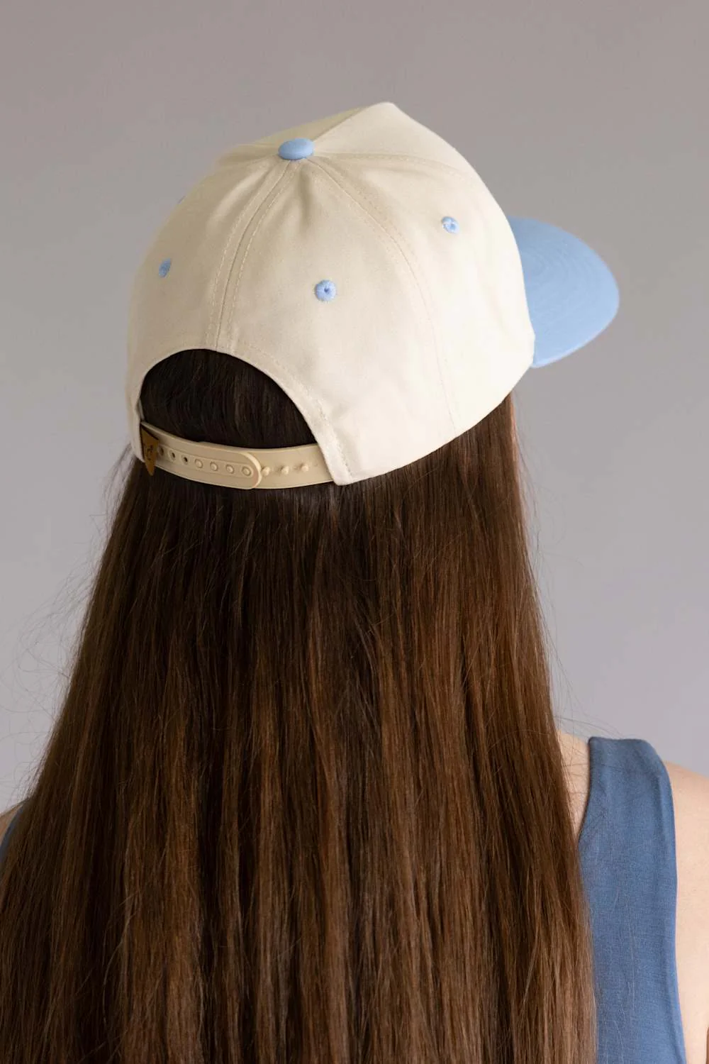 C.C. Sunkissed Trucker Hat for Women in Cream Blue | TCM0012-SKYBLUE - Image 5