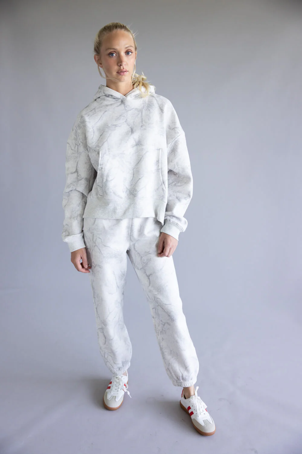 Camo Print Sweatpants for Women in Grey | CP10140-GREY - Image 3