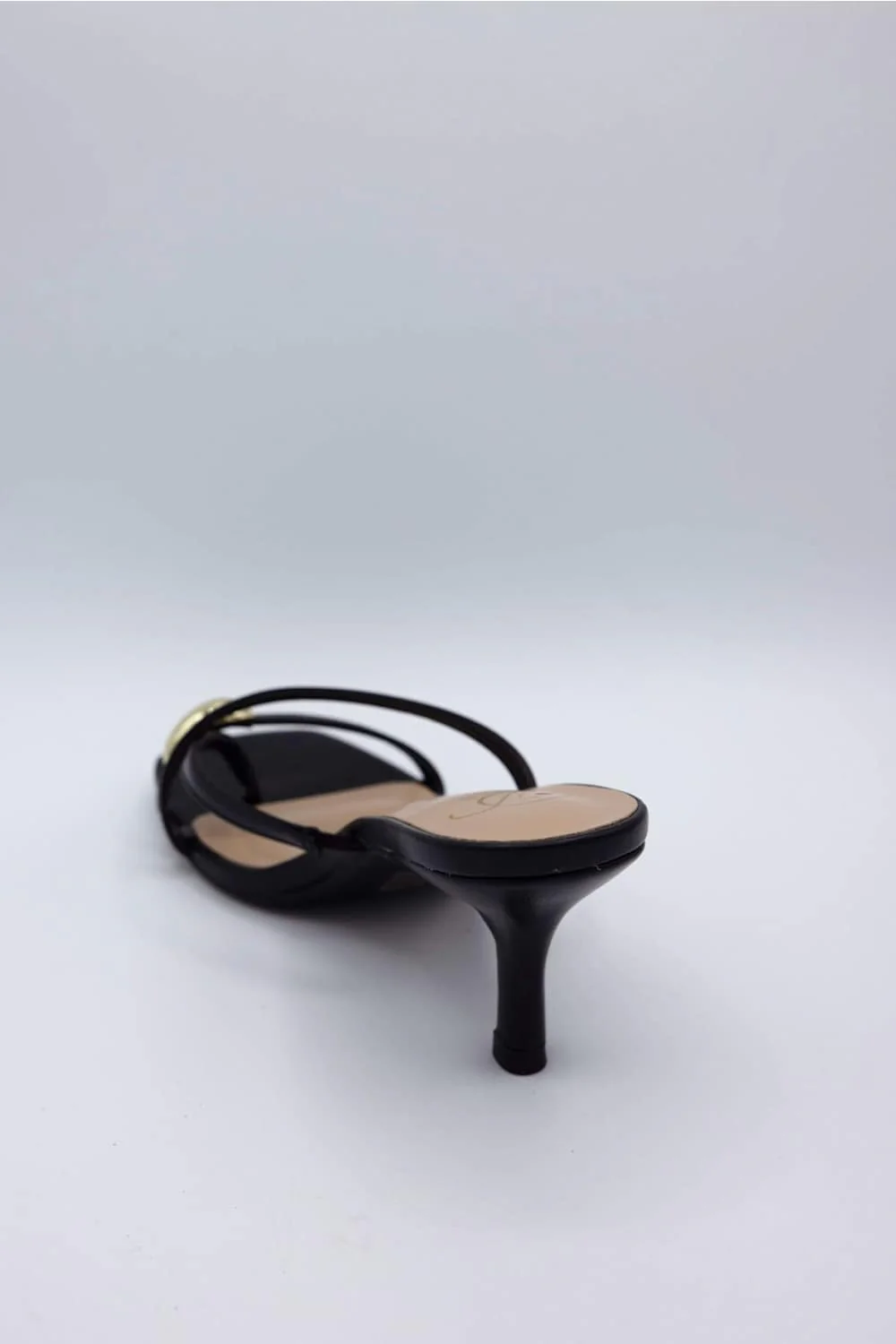 My Delicious Cane Kitten Heels for Women in Black  | CANE-BLACK - Image 3