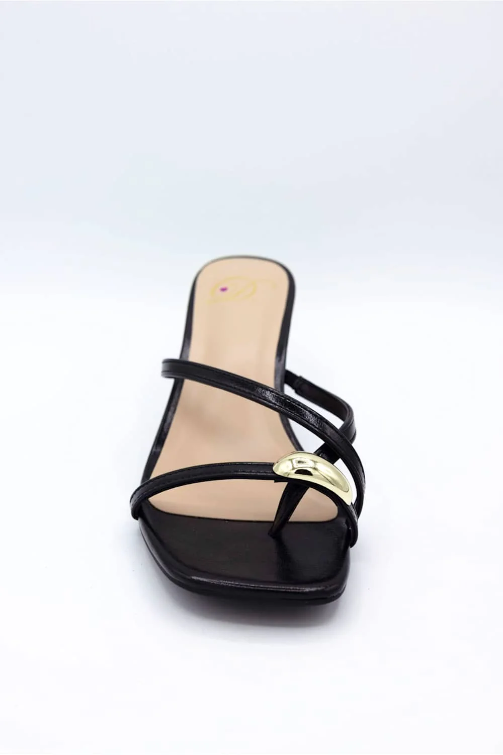 My Delicious Cane Kitten Heels for Women in Black  | CANE-BLACK - Image 4