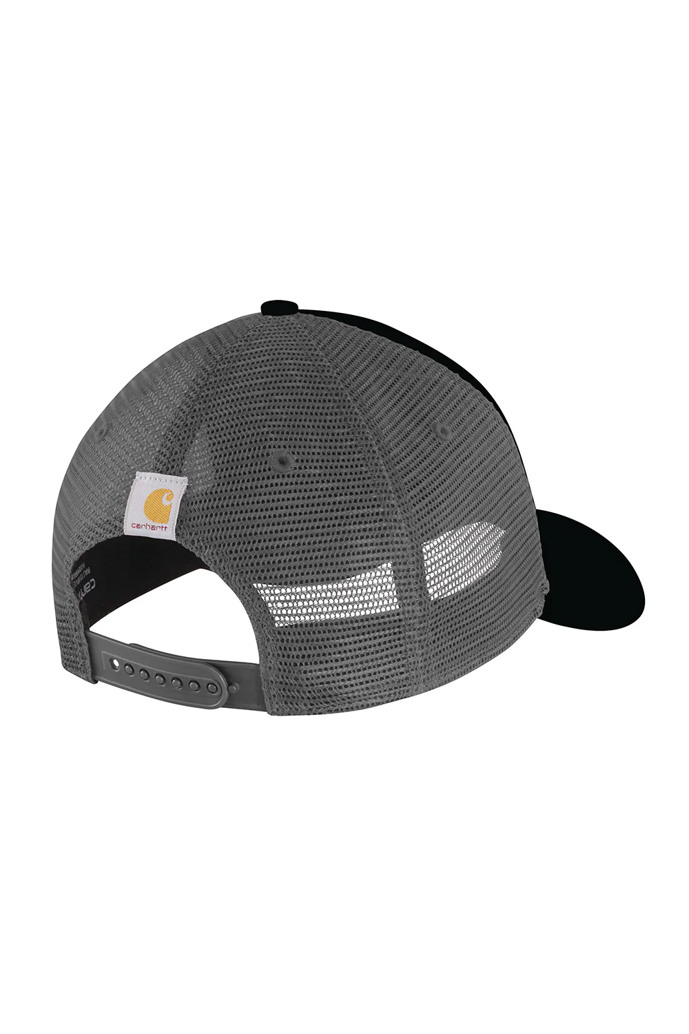 Carhartt Canvas Logo Cap in Black | 106401-N04 BLK - Image 2