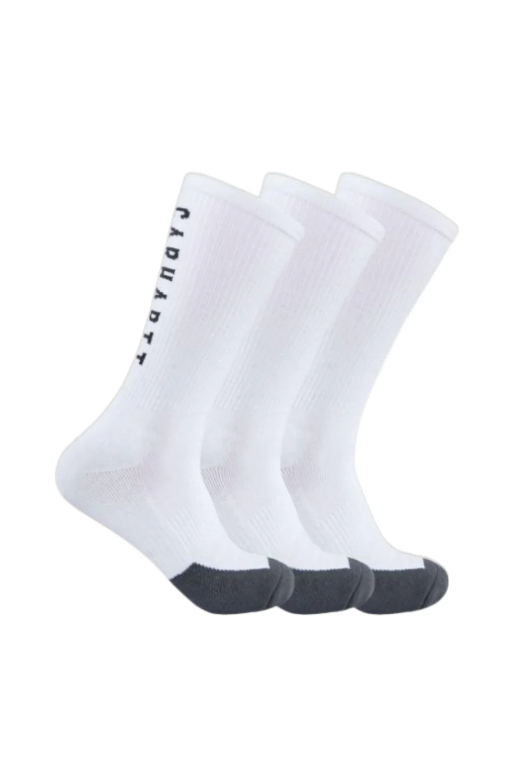 Carhartt Force Midweight Logo 3 Pack Crew Socks for Men - Image 3
