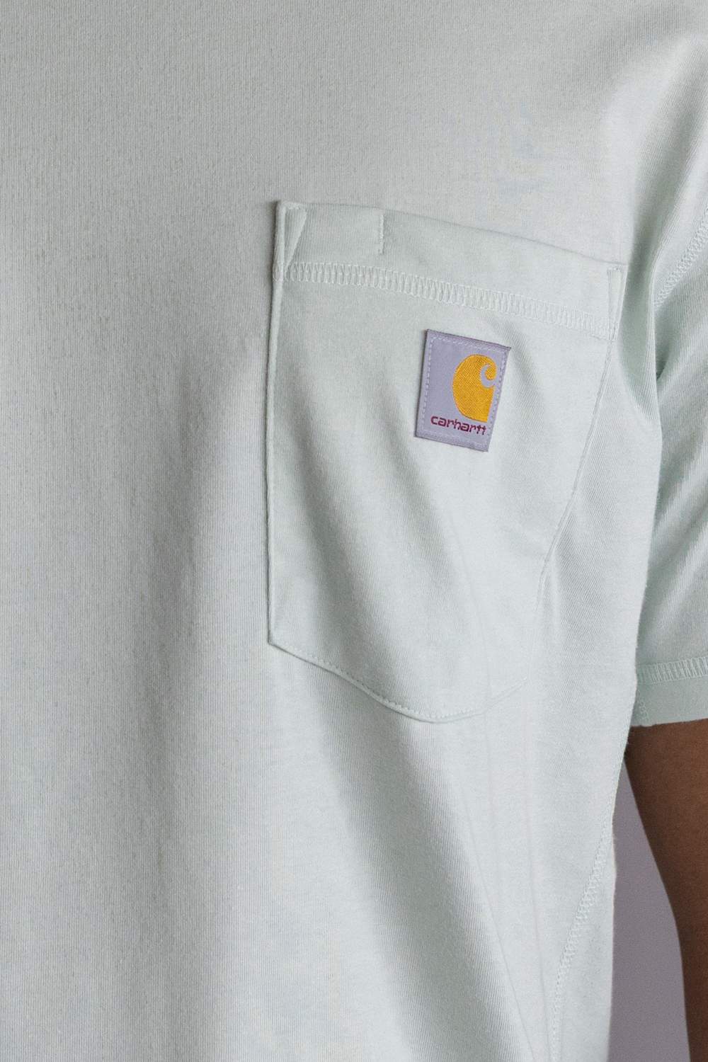 Carhartt Force Pocket T-Shirt for Men in Smoked Teal | 106652-GN8-SMOKEDTEAL - Image 2