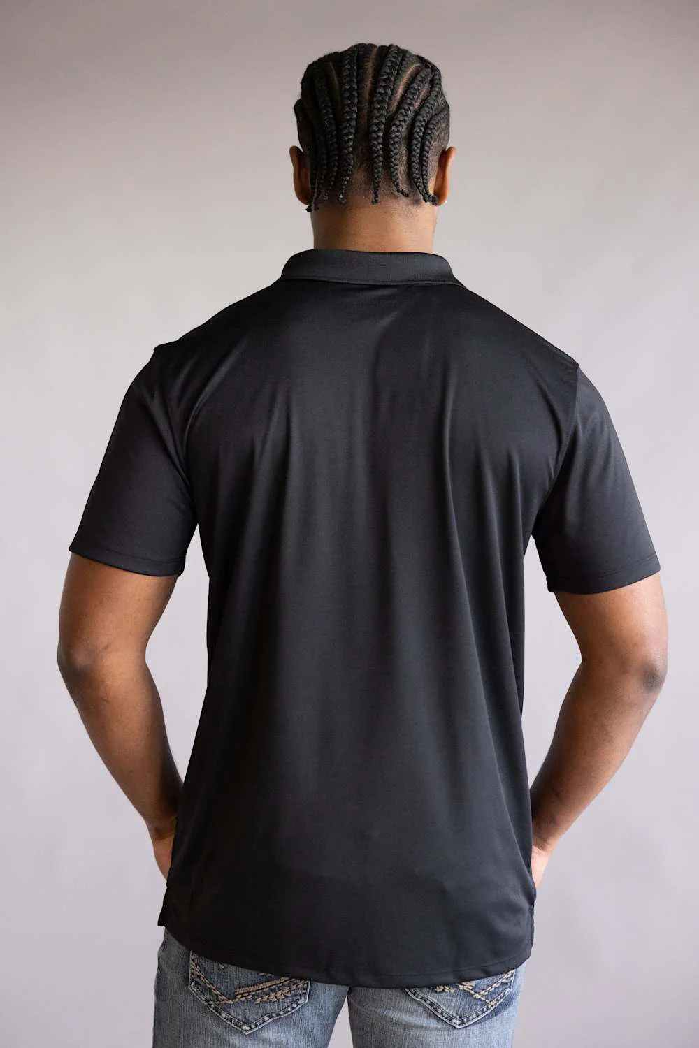 Carhartt Force Sun Defender Polo for Men in Black | 106901-N04-BLACK - Image 3