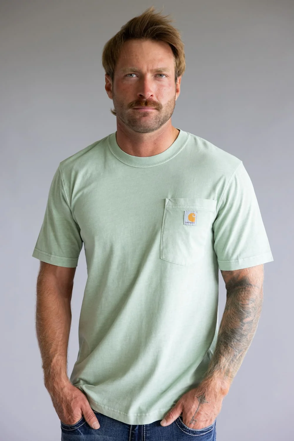Carhartt Garment Dyed Pocket T-Shirt for Men - Image 5