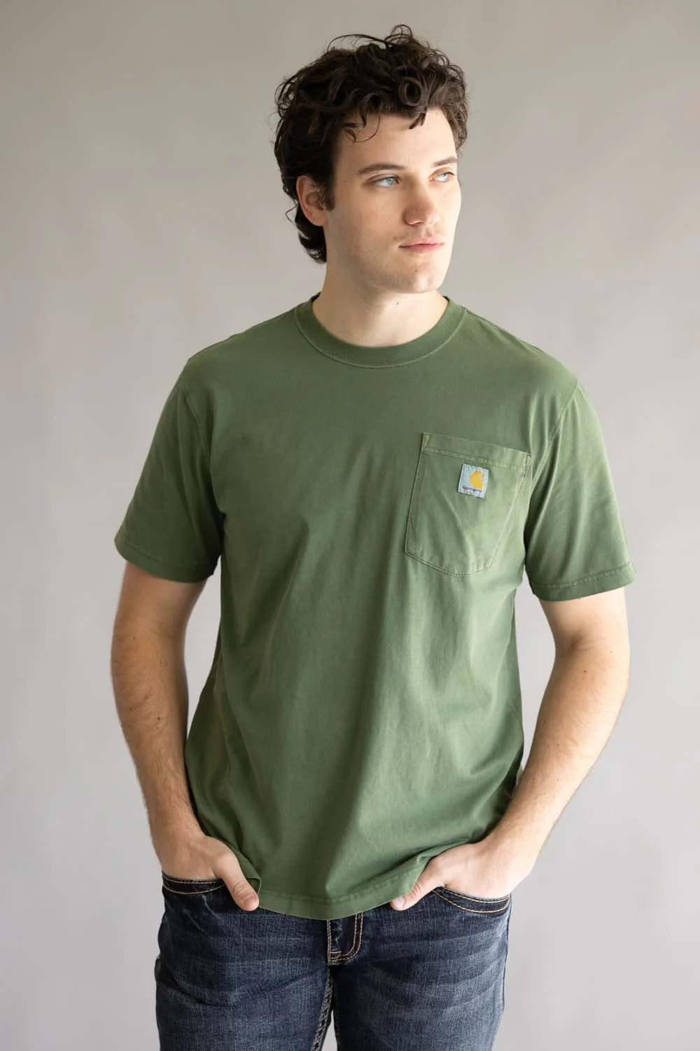 Carhartt Garment Dyed Pocket T-Shirt for Men - Image 6