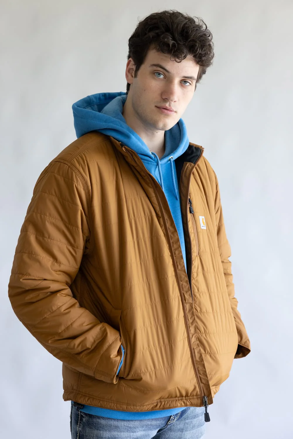 Carhartt Gilliam Jacket for Men in Carhartt Brown | 102208-BRN - Image 5
