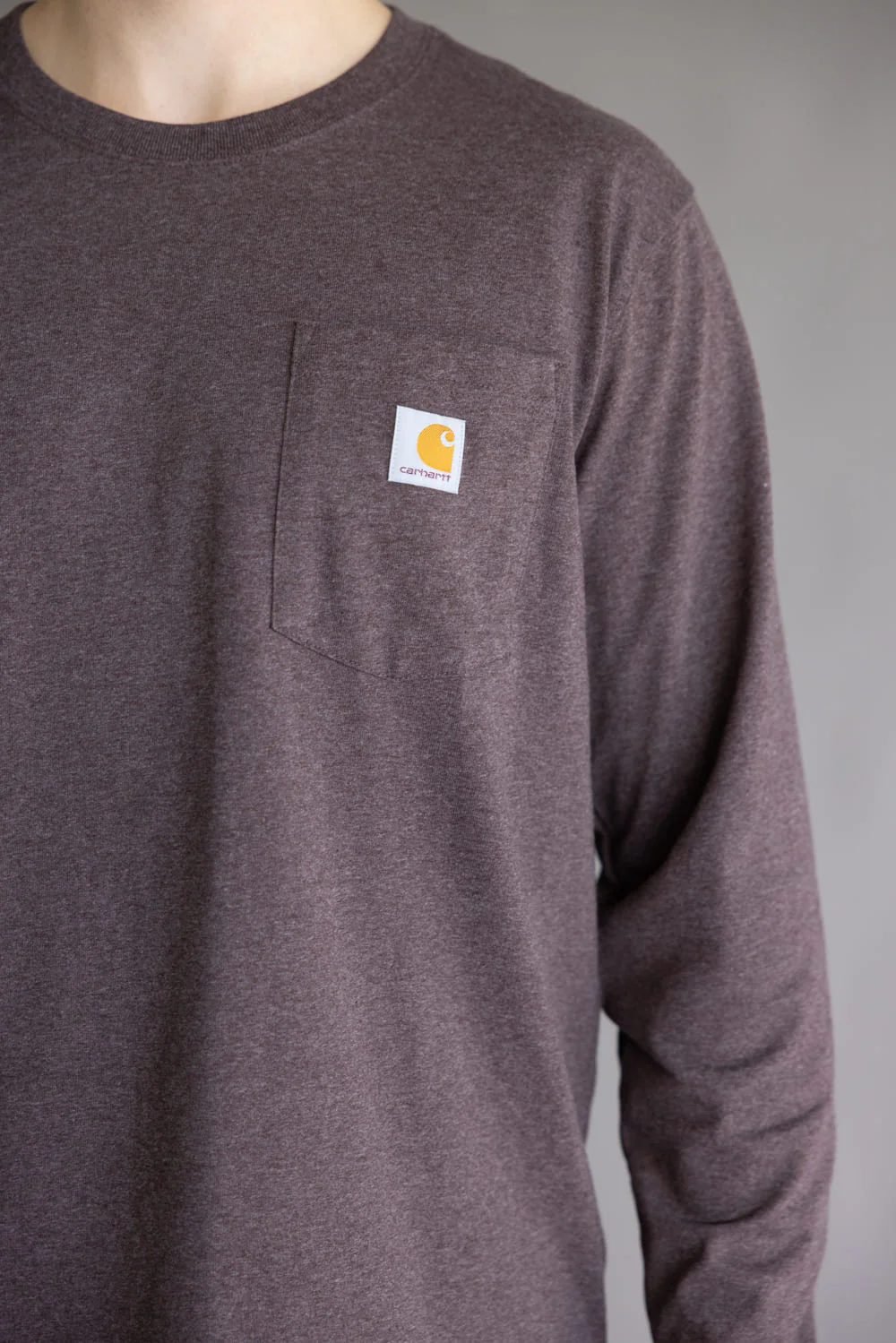 Carhartt Heavyweight Pocket C Graphic T-Shirt for Men in Dark Sepia | 107036-BB4 SEPIA - Image 5