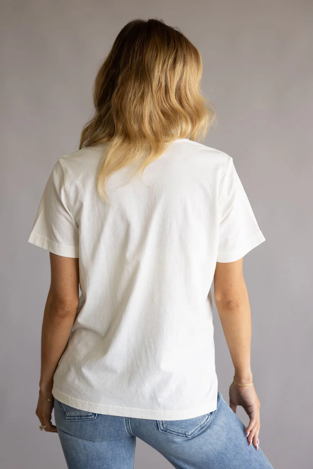 Carhartt Irvine Relaxed Heritage Heart T-Shirt for Women in Eggshell | 107394-W39 - Image 3