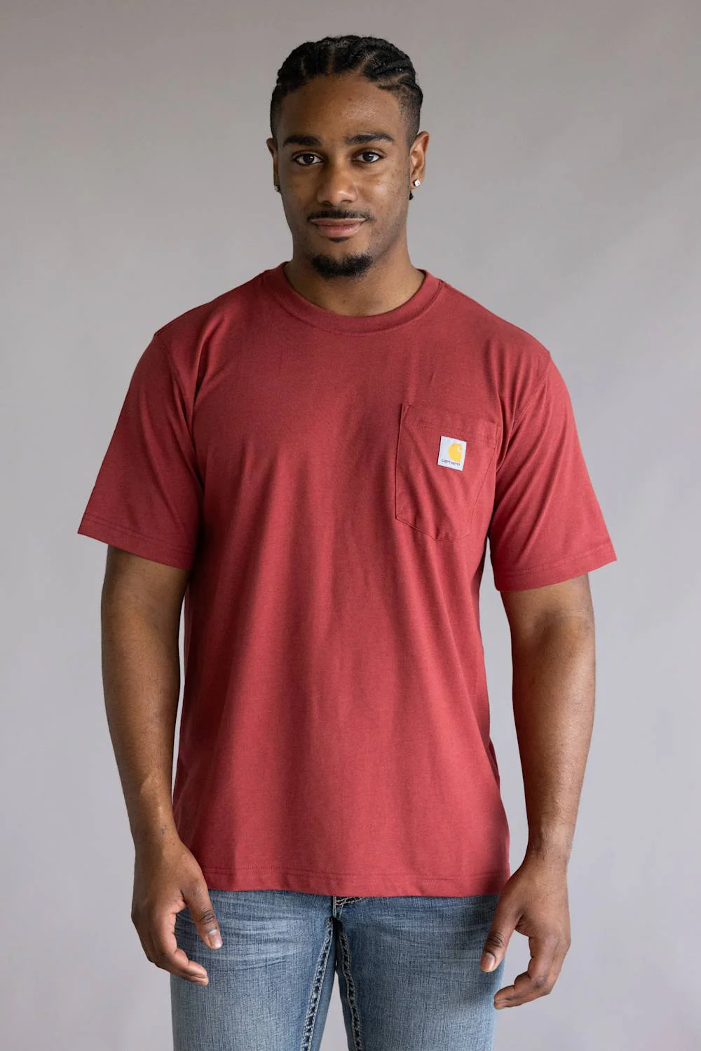 Carhartt Irvine Relaxed Outlast T-Shirt for Men in Amber | 107297-RE4-AMBER - Image 2