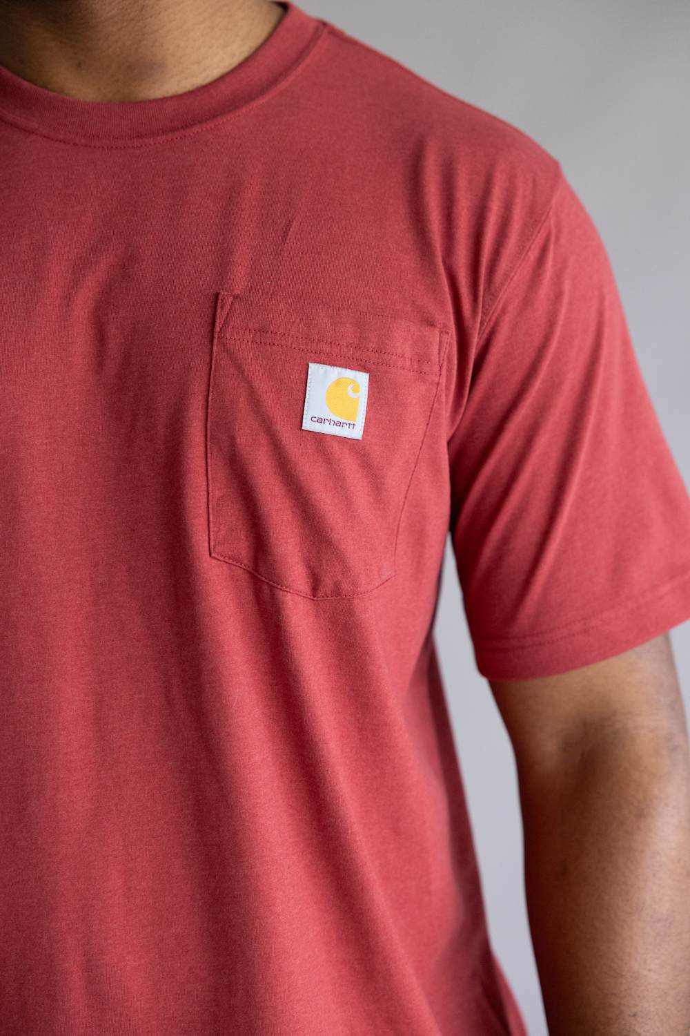 Carhartt Irvine Relaxed Outlast T-Shirt for Men in Amber | 107297-RE4-AMBER - Image 3