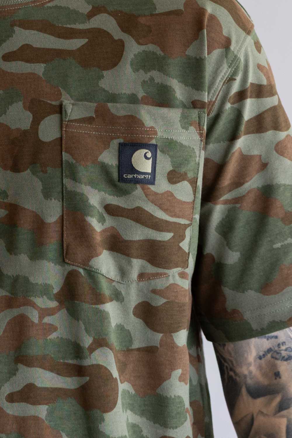 Carhartt Irvine Relaxed T-Shirt for Men in Camo | 107298-GP5-ARMYCAMO - Image 3