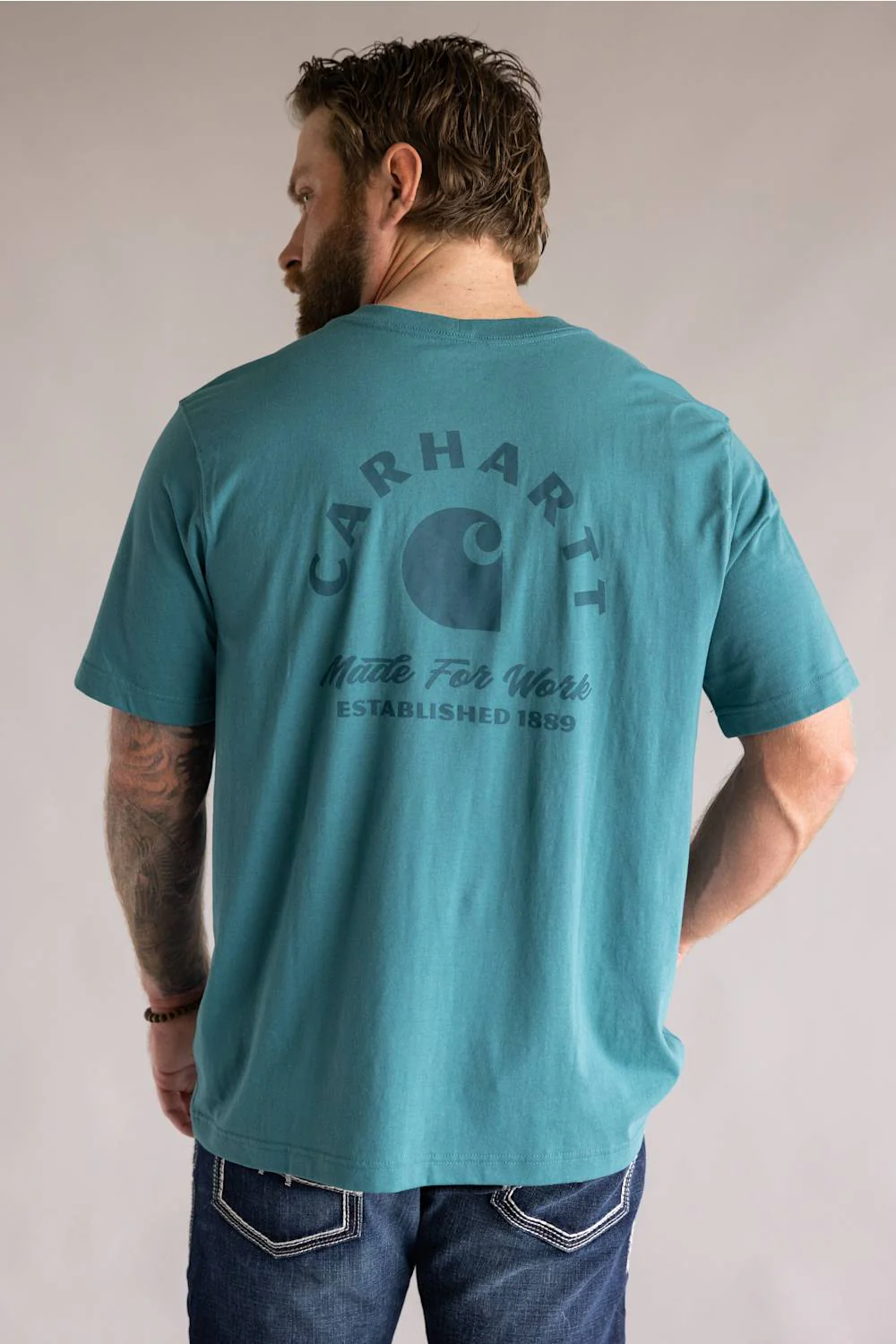 Carhartt Irvine Relaxed Work T-Shirt for Men - Image 2