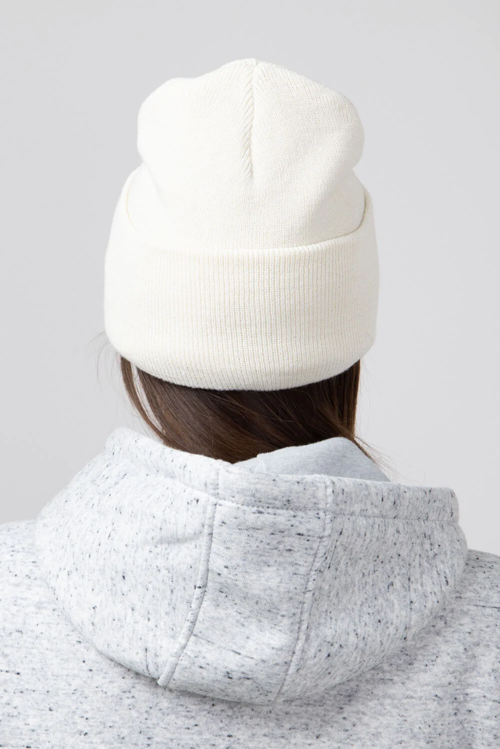 Carhartt Knit Satin Lined Beanies for Women in Oat Milk | 106425-A16 - Image 5