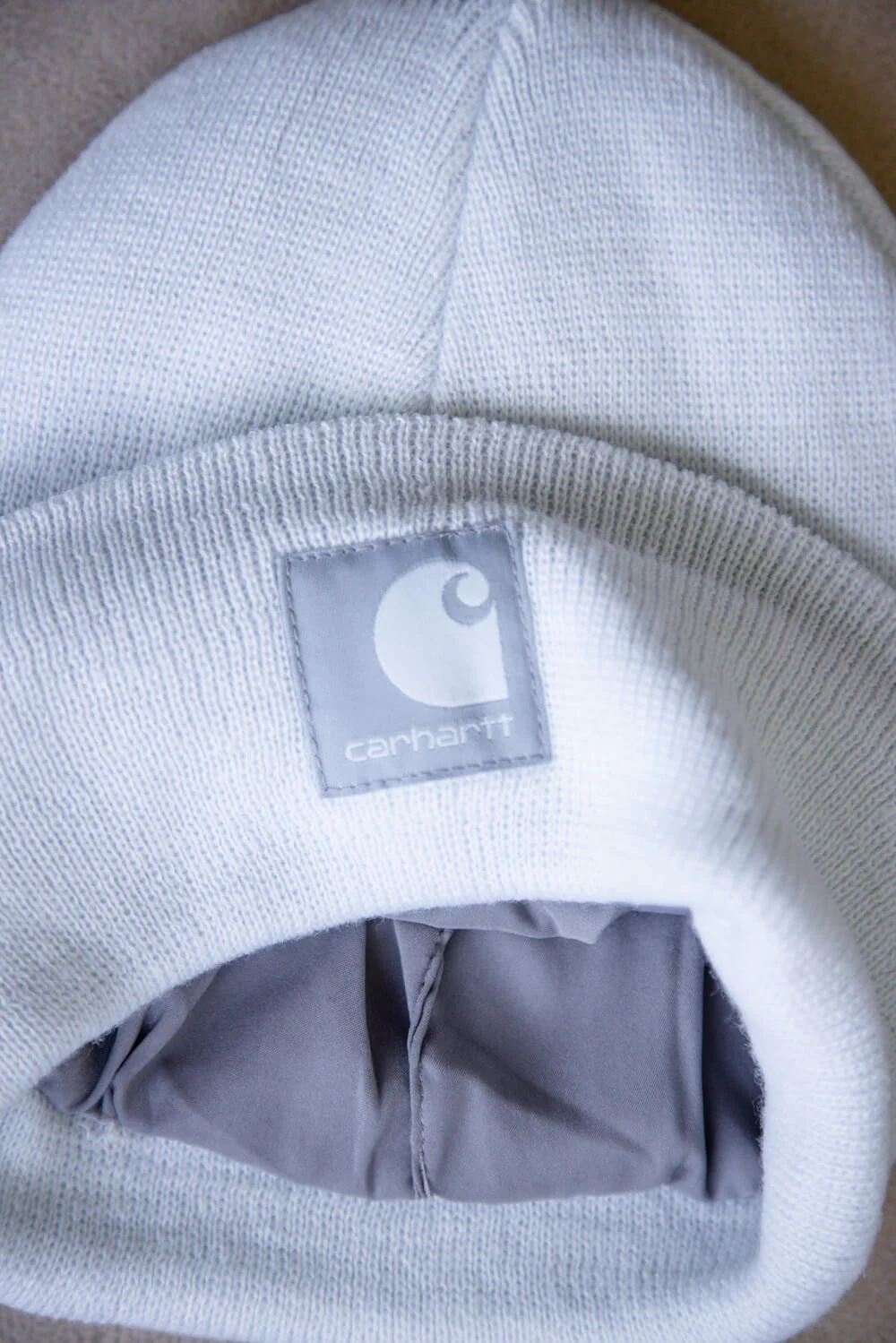 Carhartt Knit Satin Lined Beanies for Women in Tradewind Blue | 106425-HH6 - Image 2