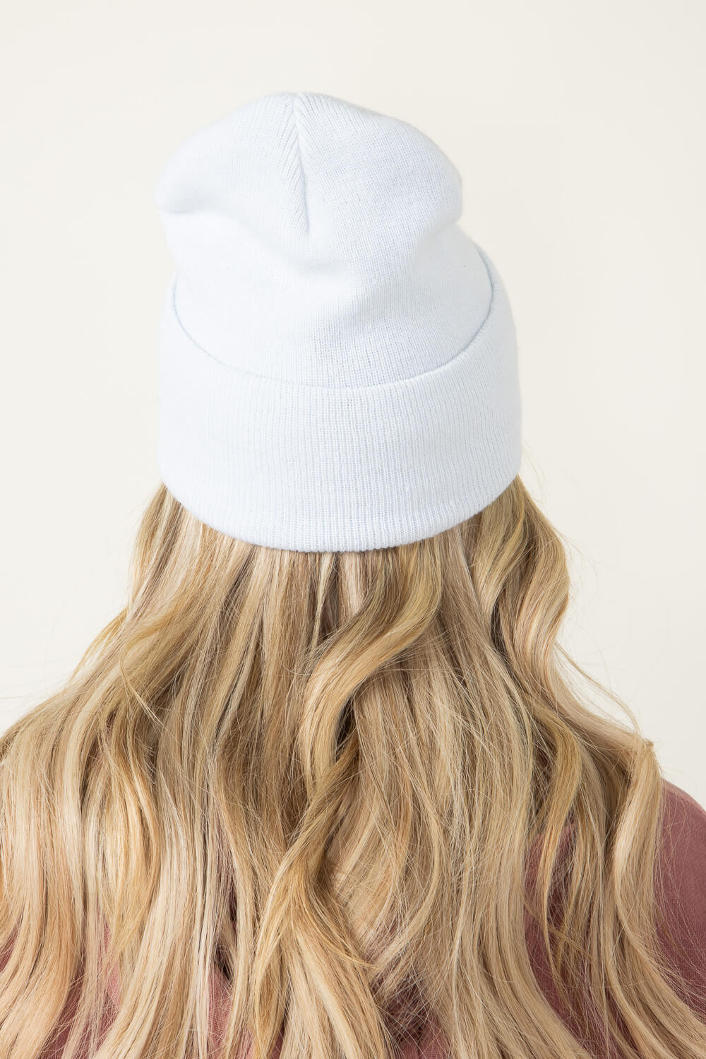 Carhartt Knit Satin Lined Beanies for Women in Tradewind Blue | 106425-HH6 - Image 3