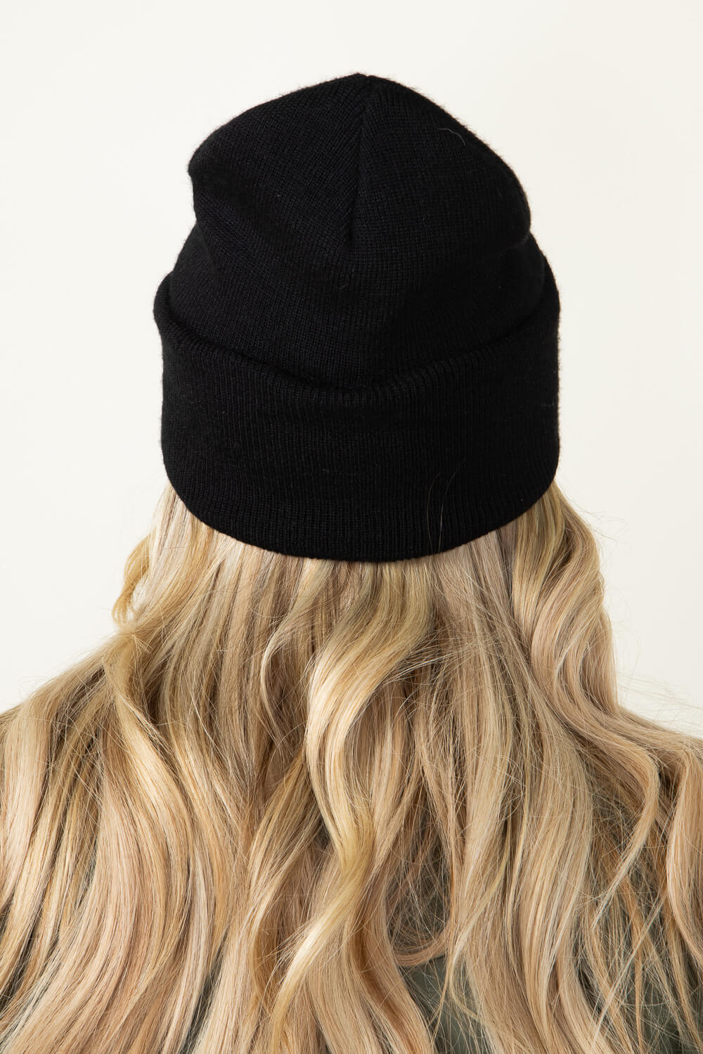 Carhartt Knit Satin Lined Beanie for Women in Black | 106425-BLK - Image 3