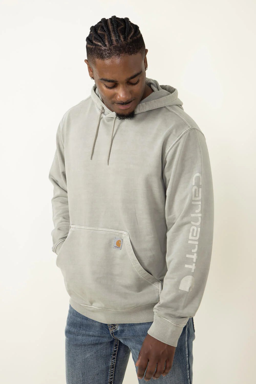 Carhartt Legacy Relaxed Fit Mineral Wash Hoodie for Men - Image 2