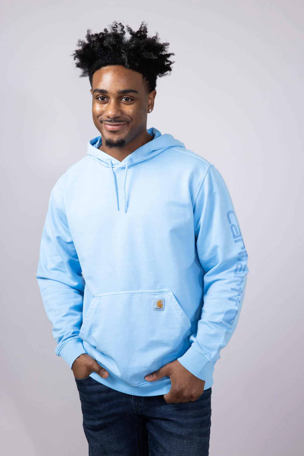 Carhartt Legacy Relaxed Fit Mineral Wash Hoodie for Men - Image 3